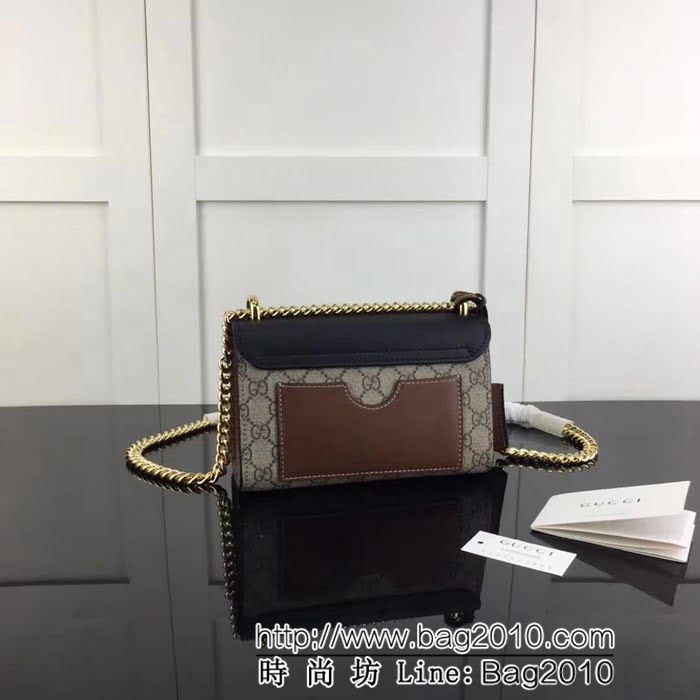 GUCCI古馳原單 新款專櫃品質原單貨實物實拍 409487啡克棕鏈條單肩斜挎包 HY1057